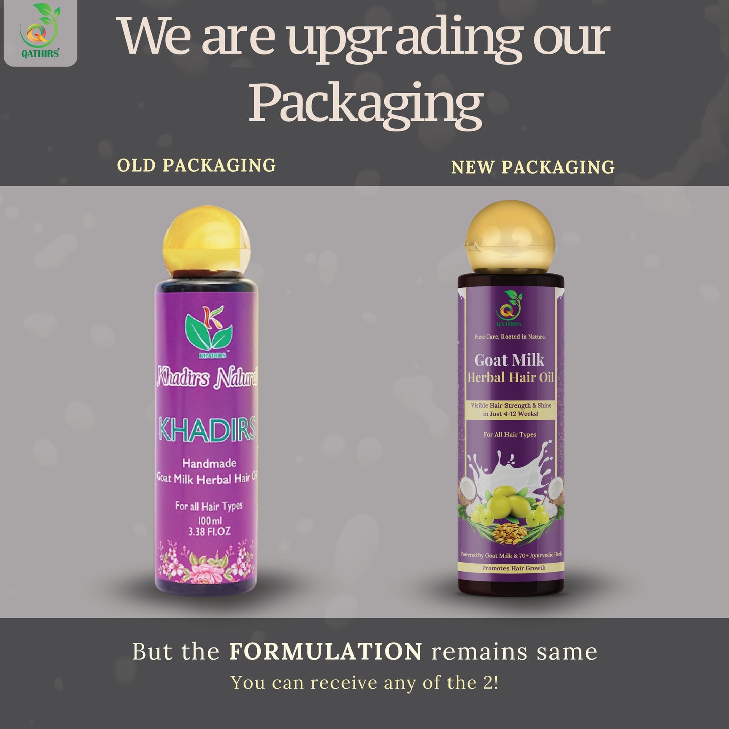 Qathirs Goat Milk Herbal Hair Oil | India’s 1st with 70+ Herbs | Stops Hair Fall, Boosts Growth & Deep Nourishment