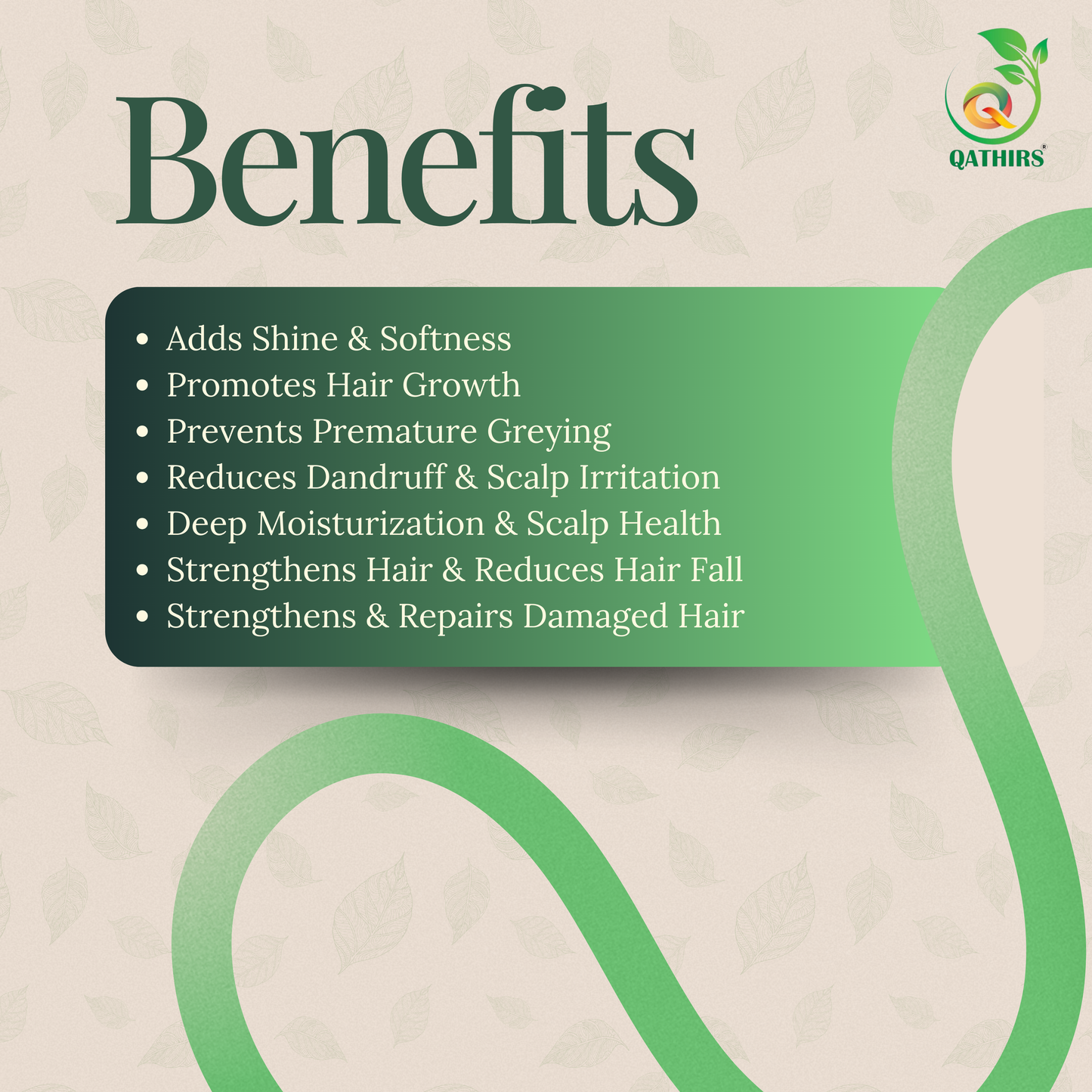 Qathirs Aloe Vera Shampoo | Natural Herbal Formula | Controls Dandruff, Promotes Hair Growth & Adds Shine – 200ml