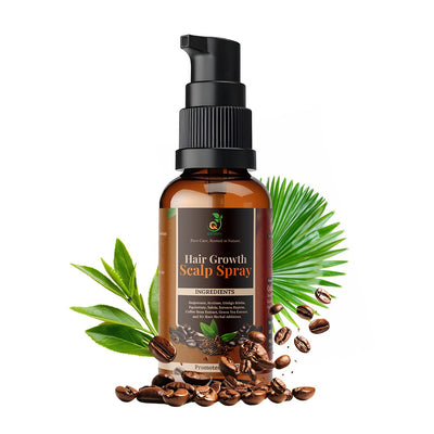 Qathirs Hair Growth Scalp Spray – Natural DHT Blocker | Anti Hair Fall & Dandruff Control | Oil-Based Pre-Wash Herbal Spray (40ml)