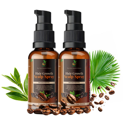 Qathirs Hair Growth Scalp Spray | Oil-Type Natural DHT Blocker | Stops Hair Fall & Boosts Growth – 40ml( pack of 2)